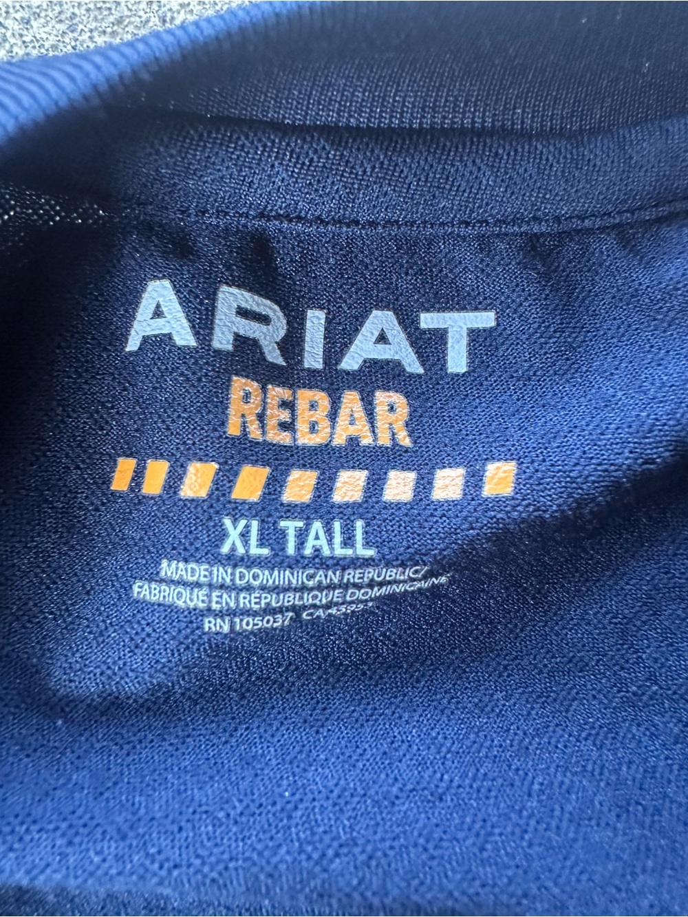 Ariat Rebar Heat Fighter Long Sleeve Shirt Size XL - Picture 4 of 7